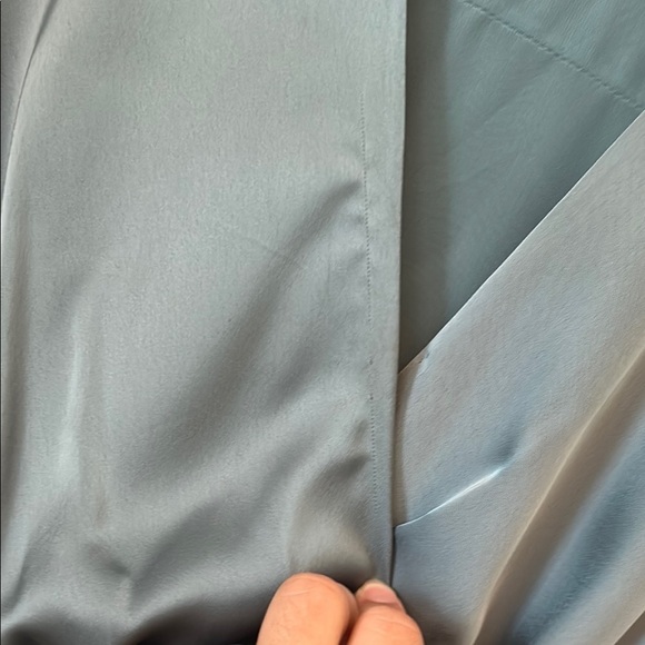 Lauren Ralph Lauren Black Label Charmeuse Surplice Long Sleeve Dress Size 8 - Picture 9 of 16